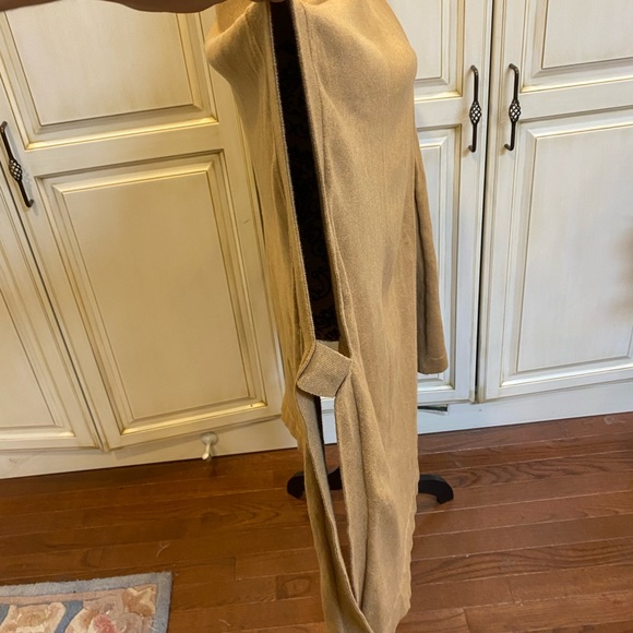 Banana Republic Size M/L Tan Sweater Poncho Cape - Picture 3 of 13